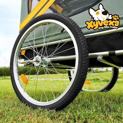 Dog Bike Trailer, Bike Trailer for Dogs, Pet Bike Trailer Fits for Medium Dogs Dog Trailer for Bike Up to 88lbs Easy Folding Frame Cart in Saudi Arabia