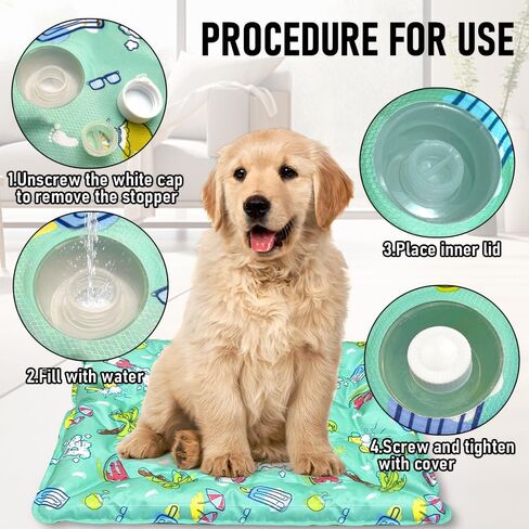 Pets Cooling Mat, Suitable for Cats and Dogs, Summer Friendly Cooling, Simple Cleaning to Keep Cool, Pet Accessories, Suitable for Indoor and Outdoor (15.75×19.69in) in Saudi Arabia