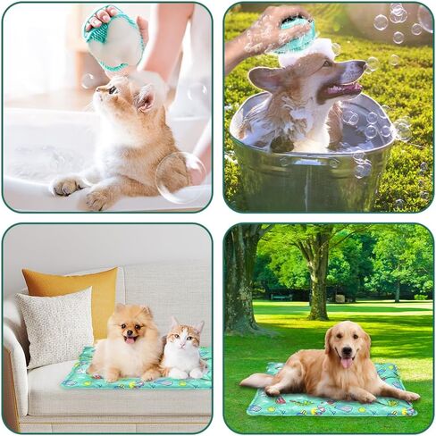 Pets Cooling Mat, Suitable for Cats and Dogs, Summer Friendly Cooling, Simple Cleaning to Keep Cool, Pet Accessories, Suitable for Indoor and Outdoor (15.75×19.69in) in Saudi Arabia