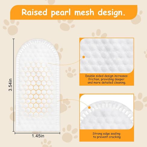Dog Ear Wipes Finger,Ear Cleaner Wipes for Cats and Dogs,Debris - Soothes & Relieves Ear Itching,All Natural Ingredients - 50 Count. in Saudi Arabia