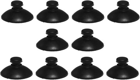 Maxmoral 10PCS Aquarium Suction Cup Clip 28MM Fish Tank Water Light Suction Cup Holder Rubber Suction Cup Clamp Used for Aquarium Inflatable Filtration Air Fish Tank Aeration Setup Black in Saudi Arabia