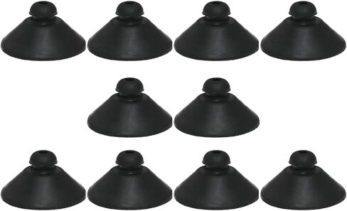 Maxmoral 10PCS Aquarium Suction Cup Clip 28MM Fish Tank Water Light Suction Cup Holder Rubber Suction Cup Clamp Used for Aquarium Inflatable Filtration Air Fish Tank Aeration Setup Black in Saudi Arabia