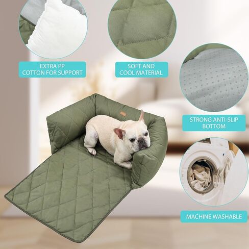 Dog Sofa Bed Mat, Couch Cover for Dog, Fabric Couch with Non-Slip Botton for Cats or Small Medium Dog Chair, Pet Cushion Cover, Furniture Protector Pet Sofa Mat for Dogs and Cats (Aqua) in Saudi Arabia