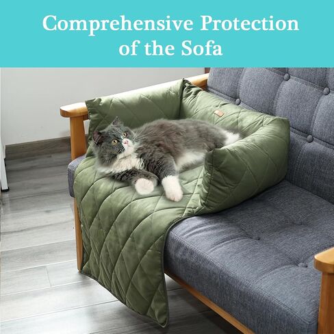 Dog Sofa Bed Mat, Couch Cover for Dog, Fabric Couch with Non-Slip Botton for Cats or Small Medium Dog Chair, Pet Cushion Cover, Furniture Protector Pet Sofa Mat for Dogs and Cats (Aqua) in Saudi Arabia