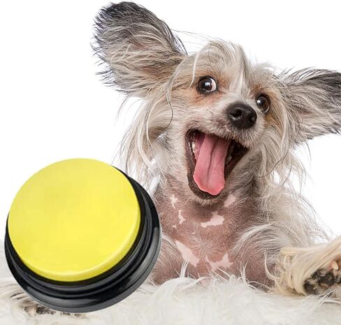 Dog Buttons for Communication, Dog Training Speaking Buttons Dog Clicker with Waterproof Anti-Slip Mat & Stickers, 30s Voice Recording Talking Button Pet Speech Training Buzzers (6 Pack) in Saudi Arabia
