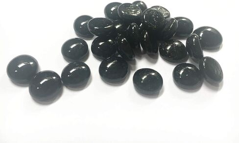 Glass Gems Stone, 1 Lb (1 Pound) Flat Pebbles Marbles for Vase Fillers, Wedding Table Scatter, Aquarium Fillers Decor, Party Decoration, Crystal Rocks (Approx 100 pcs) (Purple) in Saudi Arabia