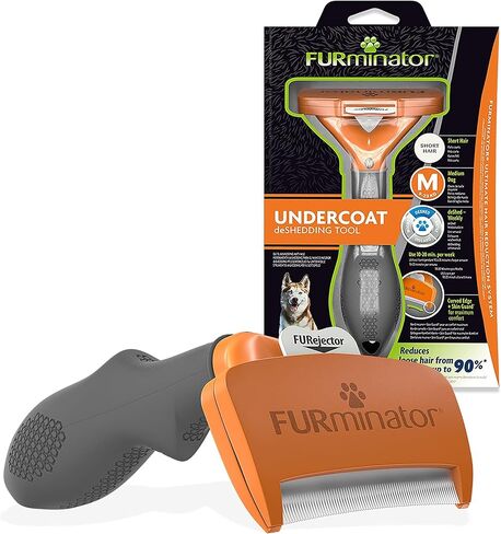 FURminator Undercoat deShedding Tool for Medium Short Hair Dogs 9-23 kg, T691665 in Kuwait