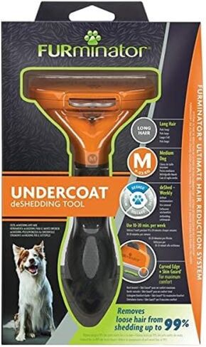 FURminator Undercoat deShedding Tool for Medium Short Hair Dogs 9-23 kg, T691665 in Saudi Arabia