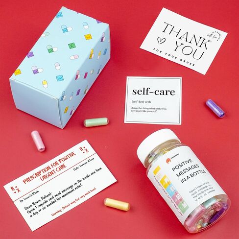 Chippi & Co 50 Positive Messages In A Bottle, Message In A Bottle Kit, Daily Affirmations Motivation Gifts, Stress Relief Gifts, Positive Affirmation Gifts For Women, Men, Birthday Gifts For Mom in Saudi Arabia