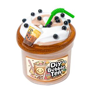 Slimes - DIY BUBBLE TEA themed slime (7oz)- Thick and Glossy Textured Slime - Handmade Slimes-Squeeze toys