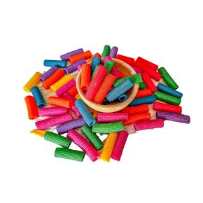 2 Cups of Rainbow Pasta Sensory Bin Filler for Sensory Table - Elbow Noodles