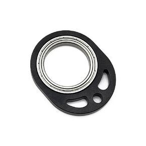 Pro - Aluminium Keychain Spinner, Key Spinner, Karambit Spinning Keychain (Black)
