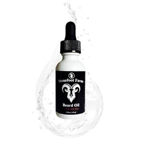 Beard Oil - Sandalwood & Vanilla - Moisturizes, Softens & Conditions with Jojoba Oil & Argan Oil - Beard Conditioner for Men with Beards, Mustaches, Facial Hair - Reduces Itchiness, Promotes Growth