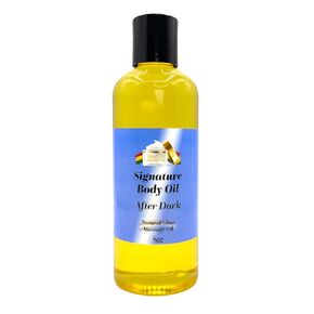 Signature Body Oil, 8oz Natural Glow Massage Oil for Soft Rejuvinated Skin, Aloe Vera, Vitamin E, Argan Oil, Jojoba Oil, Rosehip Oil, Dry Skin Moisturizer, Black Lavish Essentials (Coconut Cream)