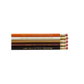 Funny Leo Birthday Gift Pencil Set Leo Pencils Zodiac Sign Pencil Set Astrology Pencil Set July 23 - Aug 22 Unique Leo Gift for Her Him