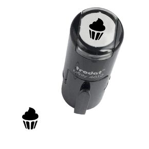 Self Inking Loyalty Card Stamp Cupcake