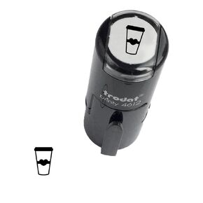 Self Inking Loyalty Card Stamp Heart Coffee To Go Cup