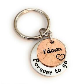 2017 Lucky Copper Penny for Your 7th Anniversary 7 Down Forever To Go Gift for Husband Wife