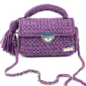 Women's Crochet Crossbody Handbags, Handmade Clutches Evening Bag for Woman, Mini Bag, Crochet Handbags for Women, Gift For Her, Hand Knitted Bag, Crochet Handbag, Women's Purse, Dark Brown