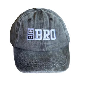Big Bro Snapback Embroidered Hat, Big Brother Hat, Big Brother Announcement, Big Bro Club Sibling Matching Gift For Toddler Boys, Lil Bro Big Brother Gifts From Sibling (Navy Blue, Big Bro)