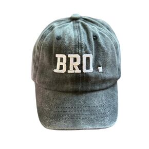 Bro Sis Embroidered Baseball Caps for Boy Girl, Gifts For New Sister Brother Toddler Adjustable Sibling Matching Hats, Sibling Gift Hat. (Black, Bro)
