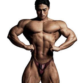 FIED V Cut Bodybuilding Trunks Posing Suits Competition Shiny Foil (Burgundy) (28)
