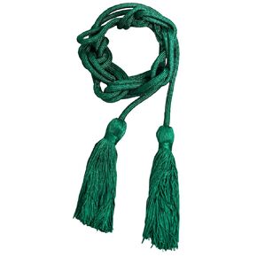Traditional Green Clergy Cincture | Adjustable Liturgical Belt | Traditional Catholic Cincture Vestment | Carefully Crafted in Italy | Parabolic for Purity | Priest and Deacon Attire