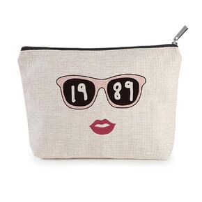 35th Birthday Gifts for Women, Cosmetic Bag For Mom, 35th Birthday Decorations Present, 35 Year Old Birthday Gift Ideas for Wife, Sisters, Friend, Coworker, Mom, Boss 1989 Limited Edition Makeup Bag