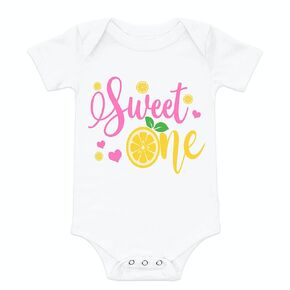 Sweet one 1st Birthday shirt Sweet One lemon shirt sweet one first birthday shirt one sweet lemon bodysuit sweet one baby girl shirt (18 month)