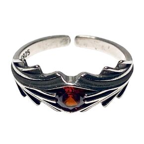 Handmade 925 Sterling Silver Ring Adjustable gemstone Ring Vintage Statement Ring Personalized Jewelry for Women & Men