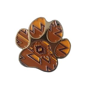 Western Paw Print Enamel Pin