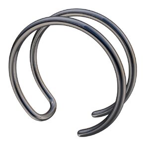 Fake Spiral Nose Ring 20 Gauge - 14k Gold Filled Faux Double Nose Ring Hoop Adjustable - No Piercing Needed