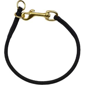 Nylon Dominant Dog Choke Collar Black, 18 inch