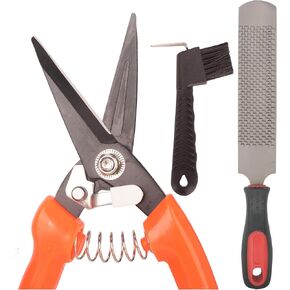 Goat Hoof Trimmers with 12 Inch Hoof Rasp and Goat Hoof Trimming Shear Hoof Trimmers for Sheep,Pig,Hoof,Lamb,Alpaca