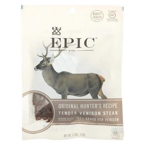 EPIC PROVISIONS Hunter's Recipe Venison Bites, 2.5 OZ