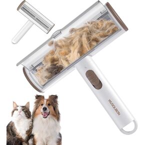 Pet Hair Remover, WUSOLIBON Reusable and Washable Pet Hair&Fur Lint Roller Remover Tool for Cat and Dog,Couch, Carpet,Blanket, Clothing,Furniture and Bedding,Unique One-Click Pet Hair Remover Tool