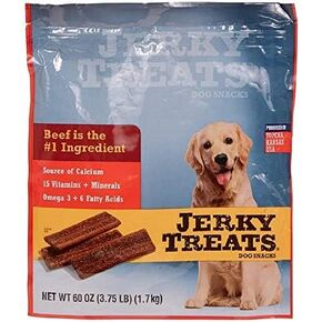 Tender Strips Dog Snacks Beef 60 oz. 3.75 lbs Jerky-hl Jerky-7q (60 Oz)