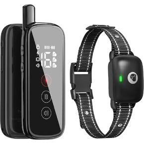 Dog Shock Collar, Dog Training Collar with Remote for Small Medium Large Dogs, Electronic Dog Collar Rechargeable with Shock Mode, 3 Safe Training Modes, Range up to 2600ft （Black）