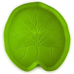 Premium Pet Food Tray - Dog and Cat Food Mat with Green Leaf Design - Best for Catit and Drinkwell Fountains