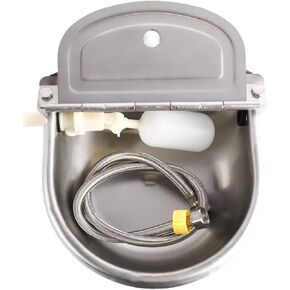 وعاء سقي أوتوماتيكي من الدرجة الزراعية مصنوع من الفولاذ المقاوم للصدأ لحصان الماشية والماعز والأغنام ومياه الكلاب (بدون فتحة تصريف مع أنبوب) in Kuwait