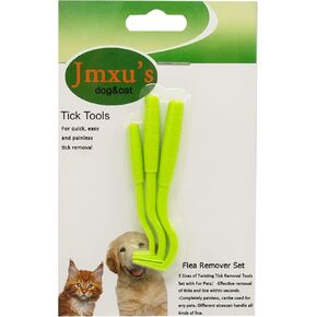 3 Sizes Tick Removal Tool for Dogs, Cats and Humans Plastic Tick Puller Tick Grabber Entire Head & Body Pain-Free (1 Pack)