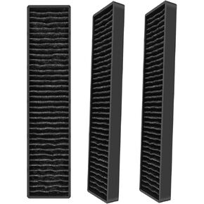 Microwave Charcoal Filter Compatible with GE Microwave Replacement Filters JVM7195SK6SS JVM7195EK5ES,LG Microwave Filter Replacement LMV2031ST LMV1645SB（3 Pack）