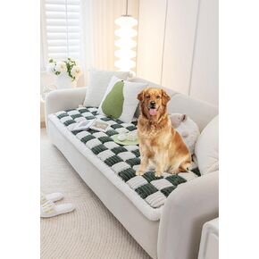 Dog Couch Cover Protector, Dog Couch Coves for Sofa, Couch Cushion for Dogs Washable, Pet Mat Bed Couch Covers for Large Dogs (27.5 x 70.86 inch, Blue - Gray)