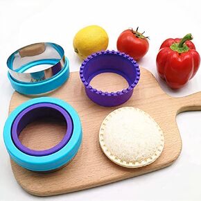 Sandwich Cutter and Sealer for Kids - Stainless Steel PB&J Sandwich Maker & Decruster - Cute Lunchbox Accessories For Kids Lunchbox and Kids Bento Box