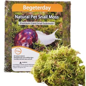 Natural Moss for Pet Snails, Perfect Pet Snail Supplies for Maintain The Humidity Levels in The Enclosure