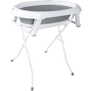 Dog Bath Tub Foldable Wash Station with Drainage Hose Grooming Tub for Bathing Pet Wash Bathtub for Medium and Small Pet Collapsible Dog Bathtub Pet Shower Tub Elevated Travel Bathtub for Dog