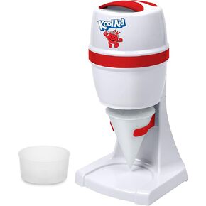 Nostalgia NESHVICE3HSID1 Snow Cone Shaved Retro Table-Top Slushie Machine-Includes 1 Reusable Plastic Cup and Ice Molds, Hawaiian