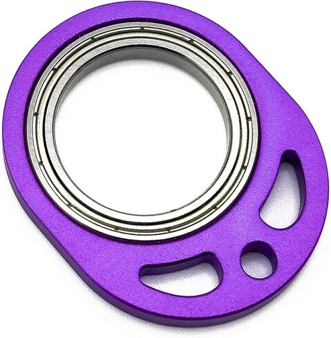 Pro - Aluminium Keychain Spinner, Key Spinner, Karambit Spinning Keychain (Black) in Saudi Arabia