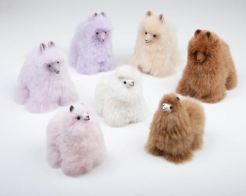 Classic and cute alpaca - 6", Handmade Cute Stuffed Animal Toy for Kids, Soft Cuddly Stuffed Bear for Girls and Boys, Plush Teddy Gift for Kids and Adults in Saudi Arabia