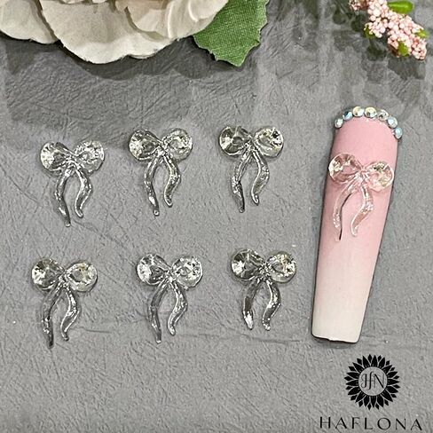 Set 10Pcs -Clear -Gel 3D -Flowers -Nails -Charms Plain No Rhinestone Gems Handmade by Gel, Design For Medium & Long Nail, 3D Flower Nail Art Floral Salon Decor For Women(Medium, ApricotBlossom Clear) in Saudi Arabia